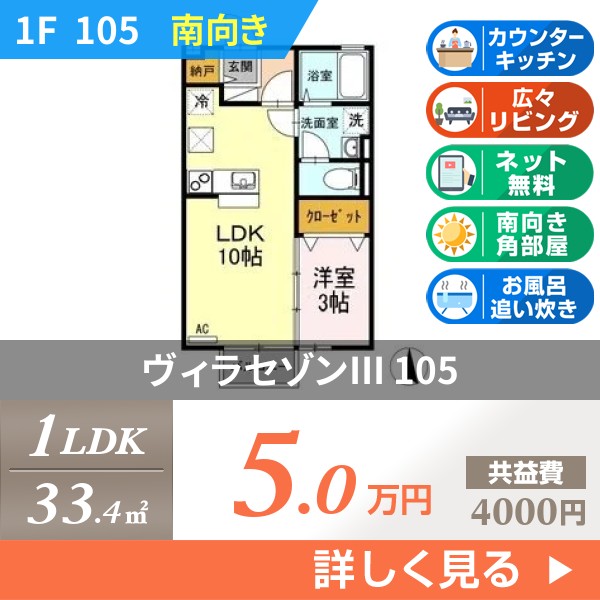 ヴィラセゾンIII 105