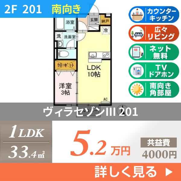 ヴィラセゾンIII 201