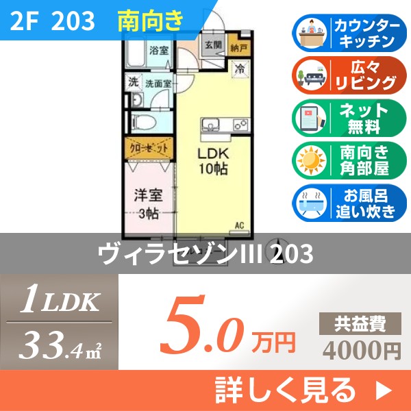 ヴィラセゾンIII 203