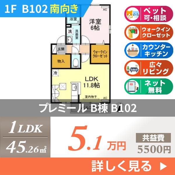 セジュール高島 b102