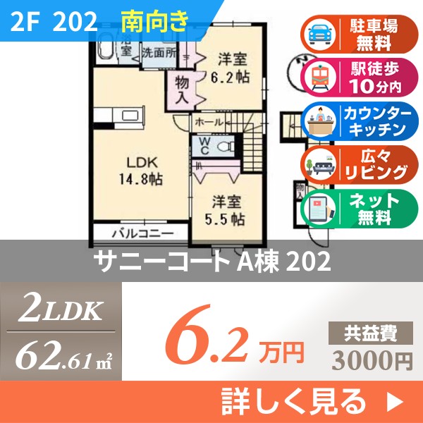 サニーコート A棟 202