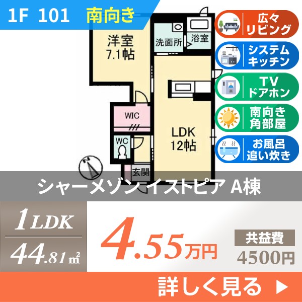 シャーメゾン イストピア A棟 101