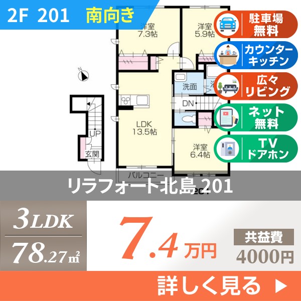 リラフォート北島 201