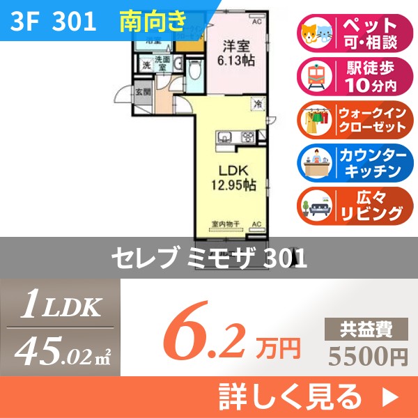 セレブ ミモザ 301