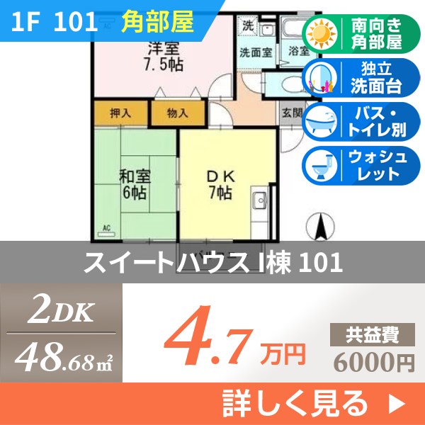 スイートハウス I棟 101