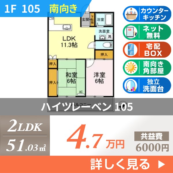 ハイツレーベン 105