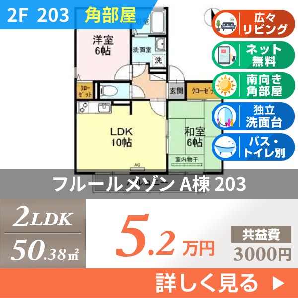 フルールメゾン A棟 203