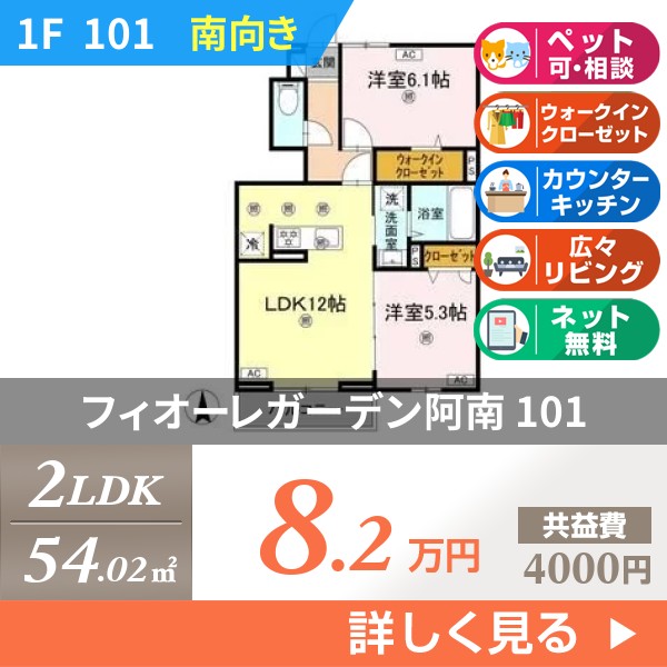 フィオーレガーデン阿南 101