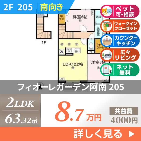 フィオーレガーデン阿南 205