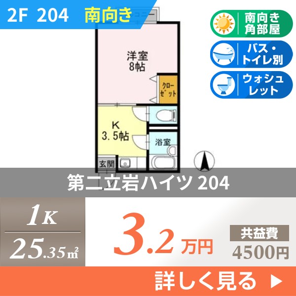 第二立岩ハイツ 204