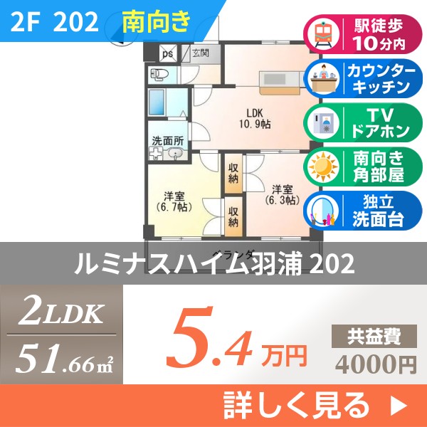 ルミナスハイム羽浦 202
