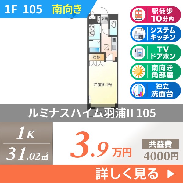 ルミナスハイム羽浦II 105
