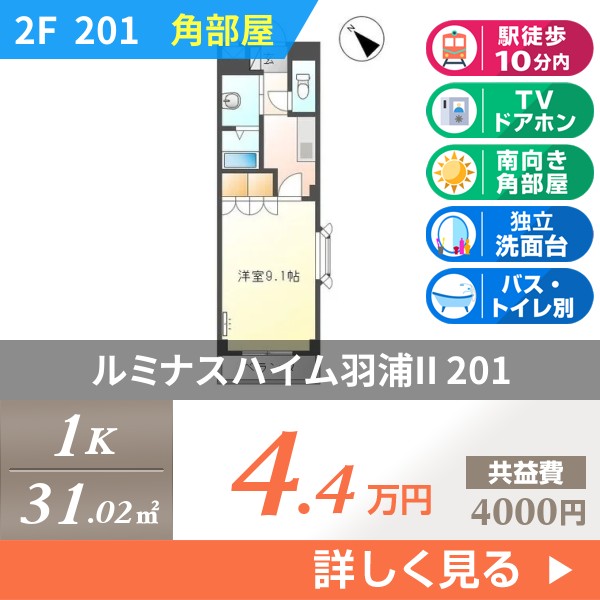 ルミナスハイム羽浦II 201