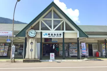 お天気の池田駅