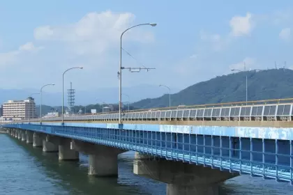 吉野川大橋は徳島市の玄関口です
