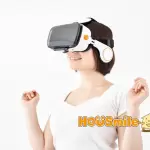 VRゴーグルとヘッドフォンで没入感を高めます