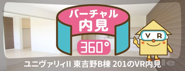 ユニヴァリィII 東吉野B棟 201のバーチャル内見