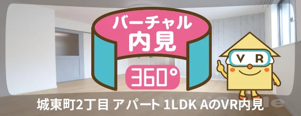 城東町2丁目 アパート 1LDK Aのバーチャル内見