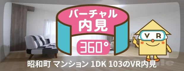 徳島文理大学 1000m 1DK 103のバーチャル内見