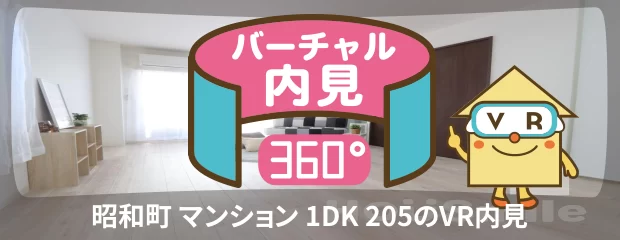 徳島文理大学 1000m 1DK 205のバーチャル内見