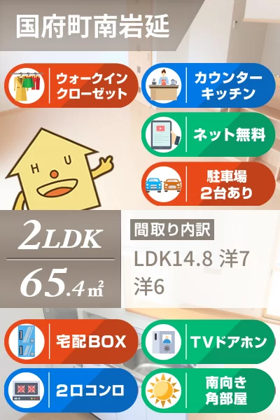 セレーノ弐番館 205のお部屋の特徴