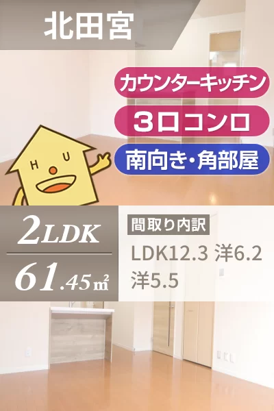 ヒカリハイツA、B A202のお部屋の特徴