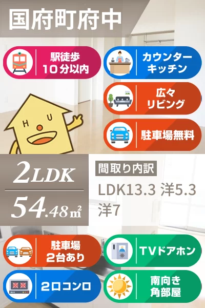 シャーメゾン国府 A102のお部屋の特徴