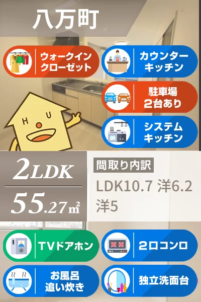 ラ・ファミーユ 205のお部屋の特徴