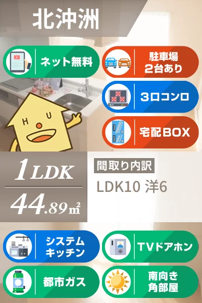 ノール プラージュ 206のお部屋の特徴