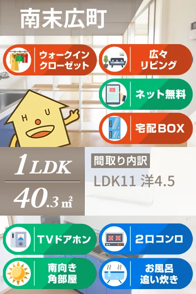 エスペランサ 201のお部屋の特徴