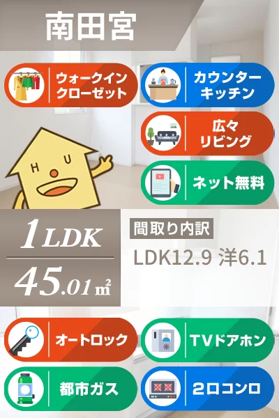 アンソレイエ 103のお部屋の特徴