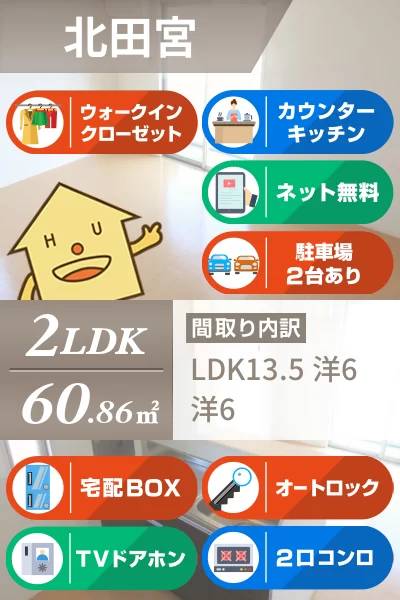 カルチェ Asuka 101のお部屋の特徴