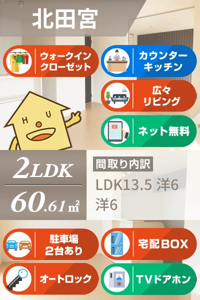 カルチェ Asuka 302のお部屋の特徴