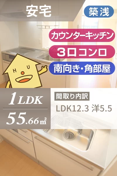 プロヌーブ安宅 202のお部屋の特徴