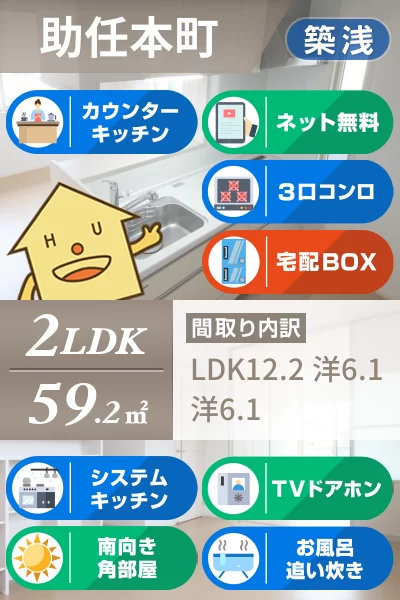 ドルチェ 101のお部屋の特徴