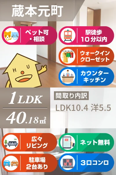 リルシア 303のお部屋の特徴