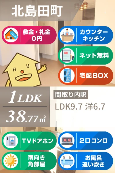 セレッソ65 202のお部屋の特徴