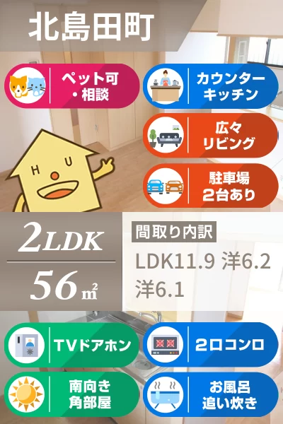 グランヴェールKUWAHARA 201のお部屋の特徴