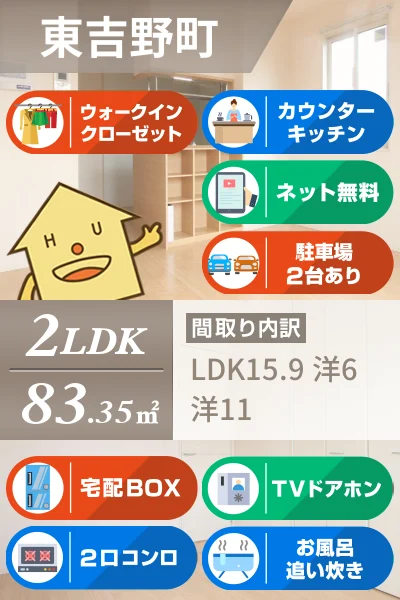 クウラージュ I棟 3のお部屋の特徴