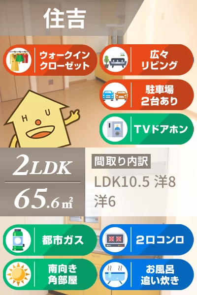 オーリッシュ 101のお部屋の特徴