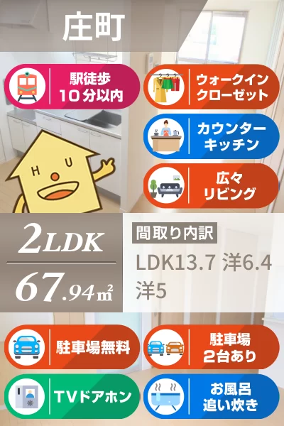 シャーメゾンレフレールI 202のお部屋の特徴