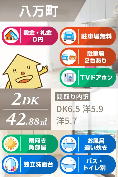 ヴィラージュマルイ B205のお部屋の特徴