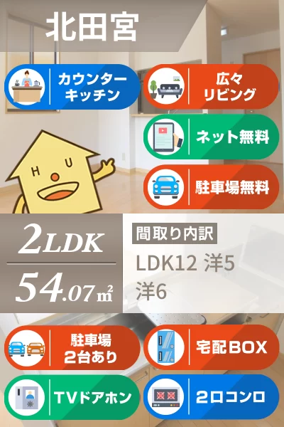 シャーメゾンブルーム II 205のお部屋の特徴