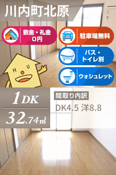 フロラシオン川内 II201のお部屋の特徴