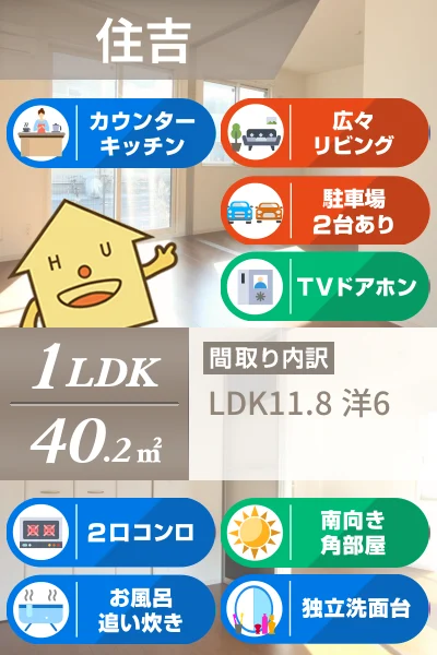 HAPPY 大岡 201のお部屋の特徴