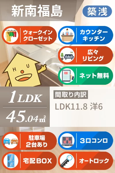 英 202のお部屋の特徴