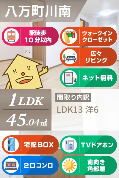 セジュール川南 202のお部屋の特徴