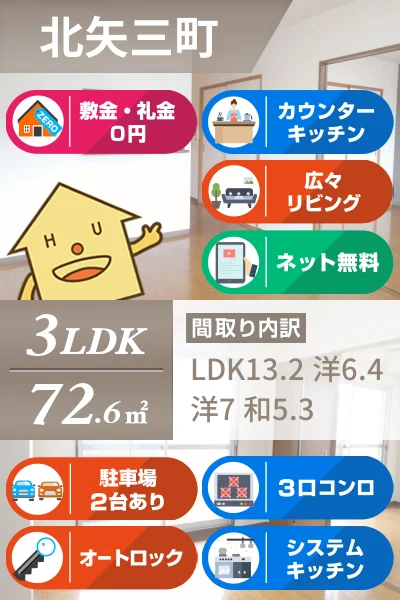 マイム21 407のお部屋の特徴