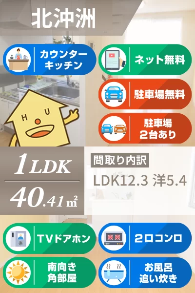 クラヴィエ沖洲 III番館 206のお部屋の特徴