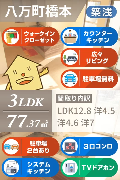 シャーメゾンMORI Eのお部屋の特徴